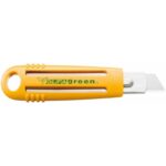 Cúter de seguridad de plástico reciclado SK 4 green - Suteva