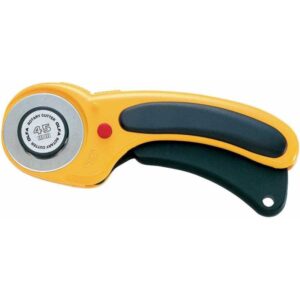 Cúter rotativo para cuchilla circular de 45 mm con botón de bloqueo RTY 2 DX - Suteva