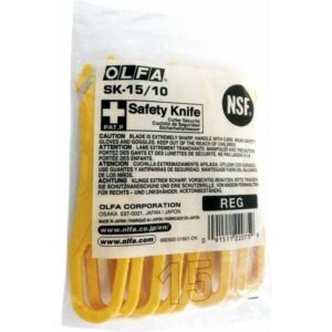 Pack de 10 cuters de seguridad desechables con cuchillas ocultas sk 15 olfa - Suteva