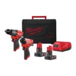 Powerpack milwaukee de taladro + atronillador de impacto M12 Fuel