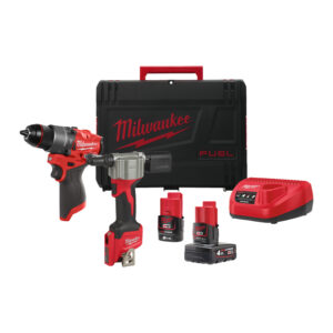 Powerpack milwaukee taladro y remachadora m12 FPPD2-422X